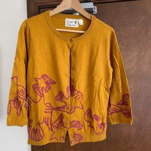 Anthropologie - Field Flower Cardigan size Large